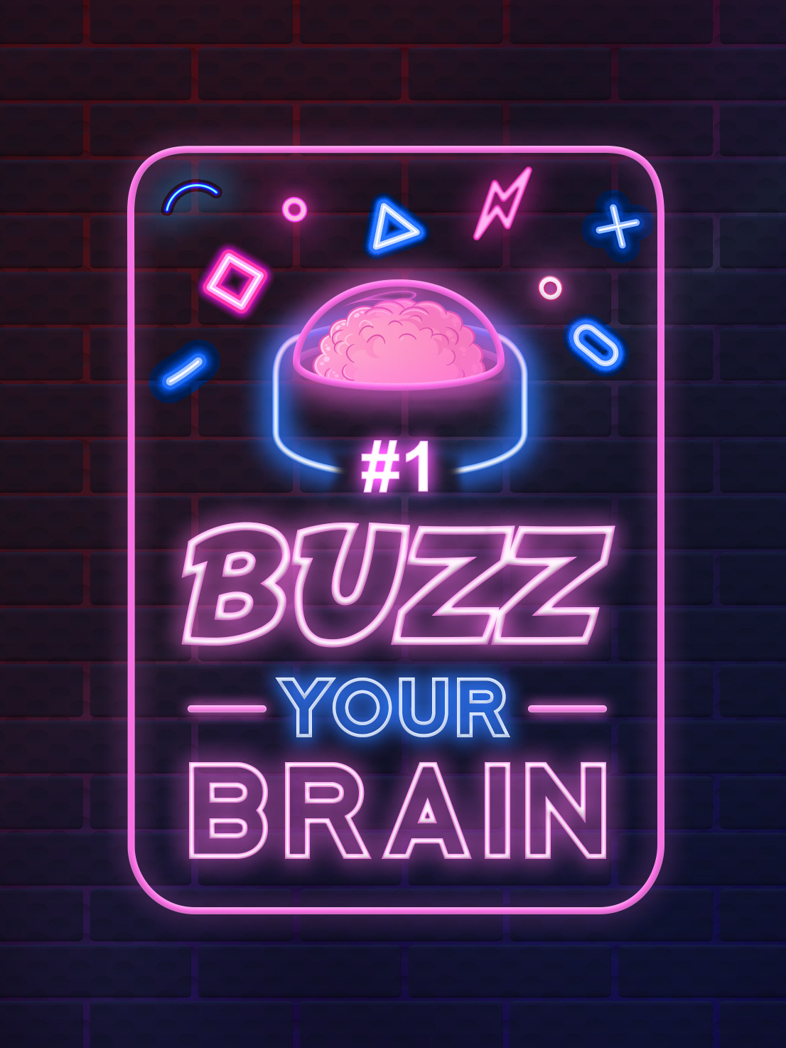 Affiche Quiz Game Buzz your Brain