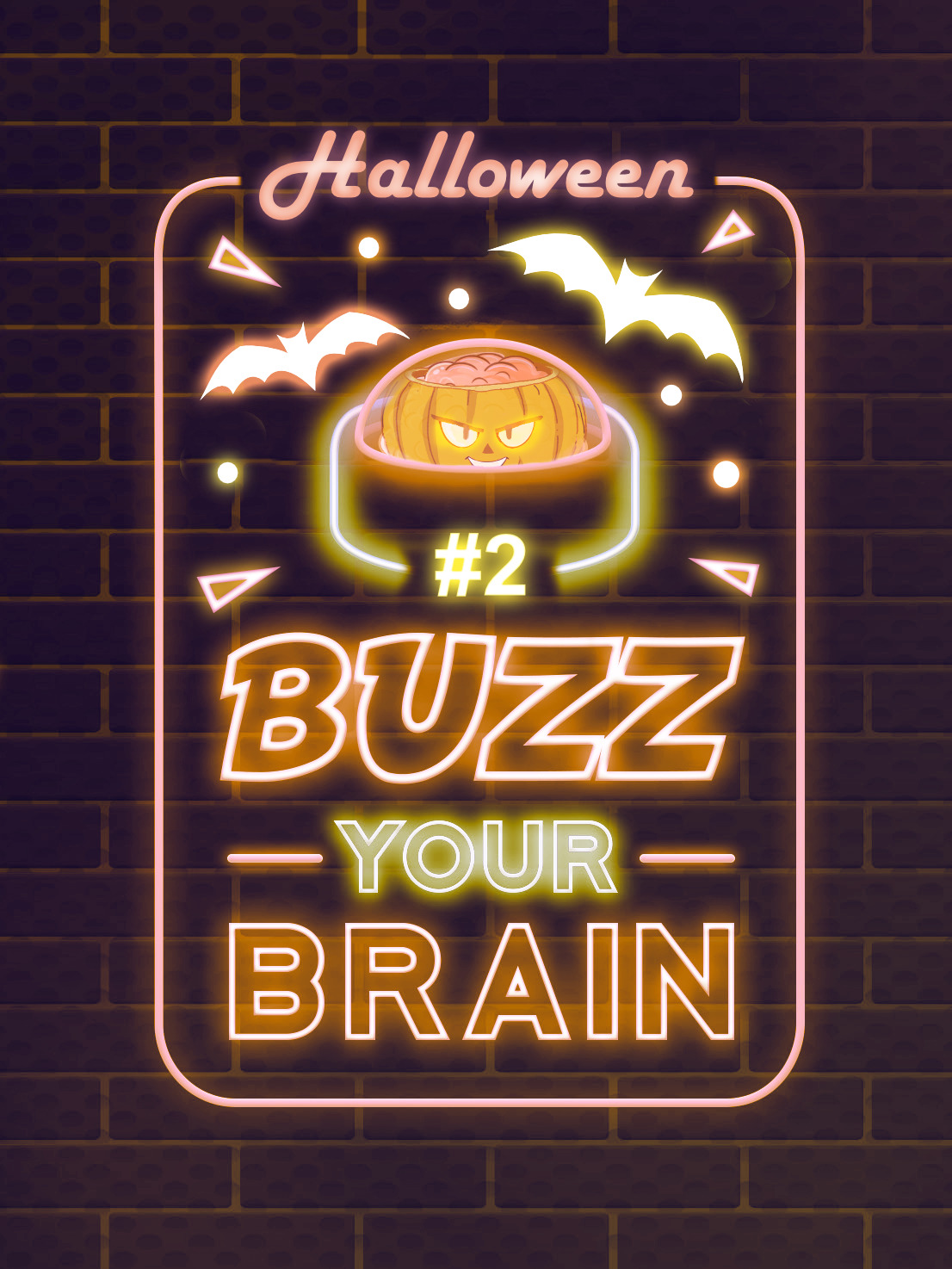 Affiche Buzz your Brain Halloween