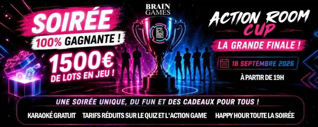 Finale de l'Action Room Cup - Action Game à Rennes