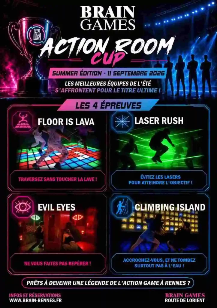 Action Room Cup - Action Game à Rennes by Brain