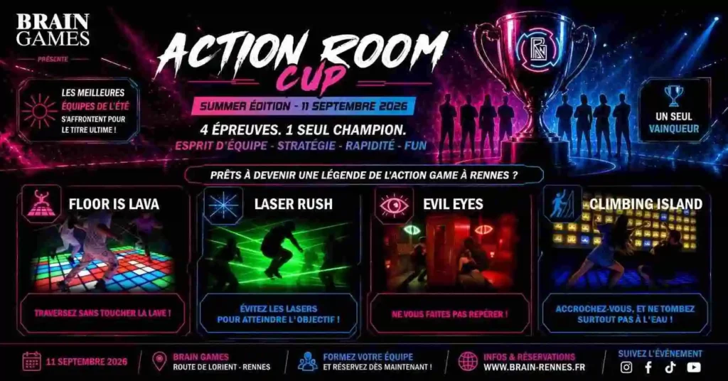 Action Room Cup - Action Game à Rennes by Brain