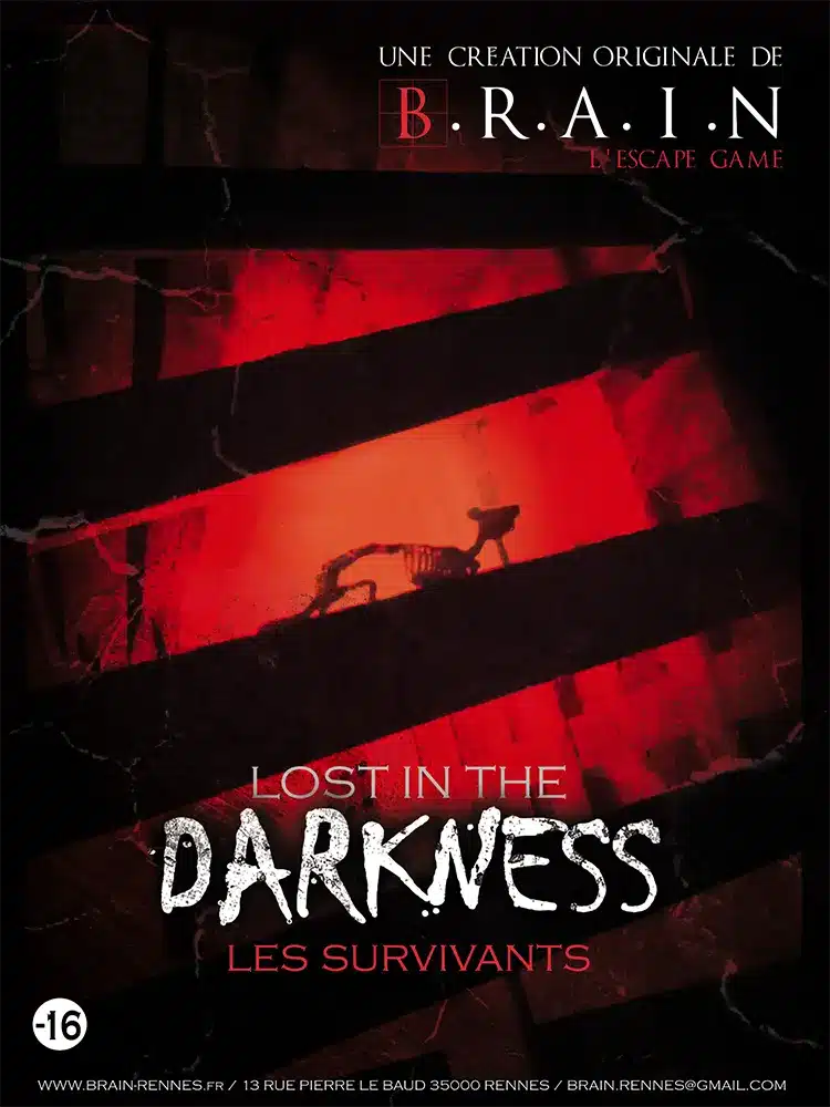 Brain Rennes - Brain L'escape Game - affiche darkness