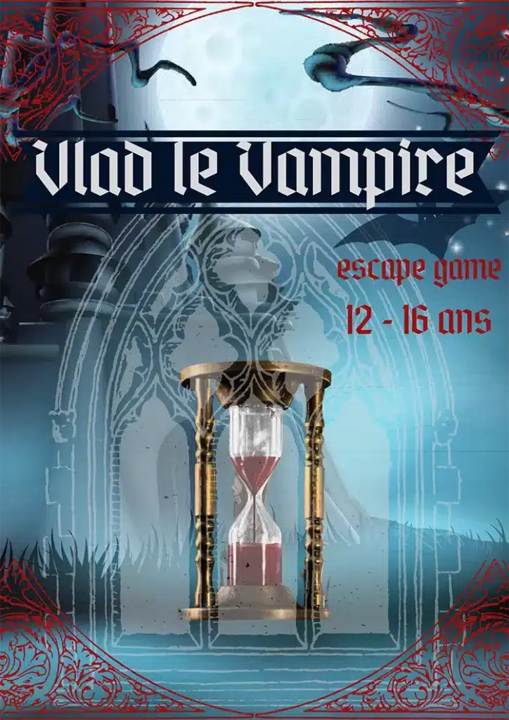 Brain Rennes - Brain L'escape Game - Affiche Vlad le vampire